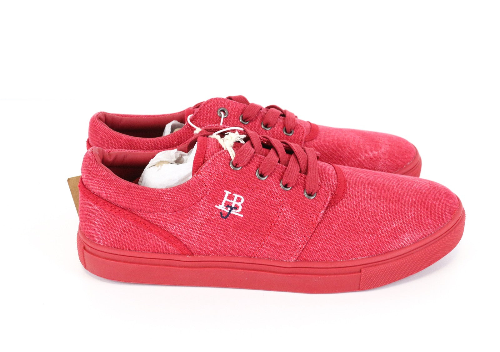 HARMONT & BLAINE Men Trainers EU42 Red Unisex Laced Low-Top Casual Sneakers