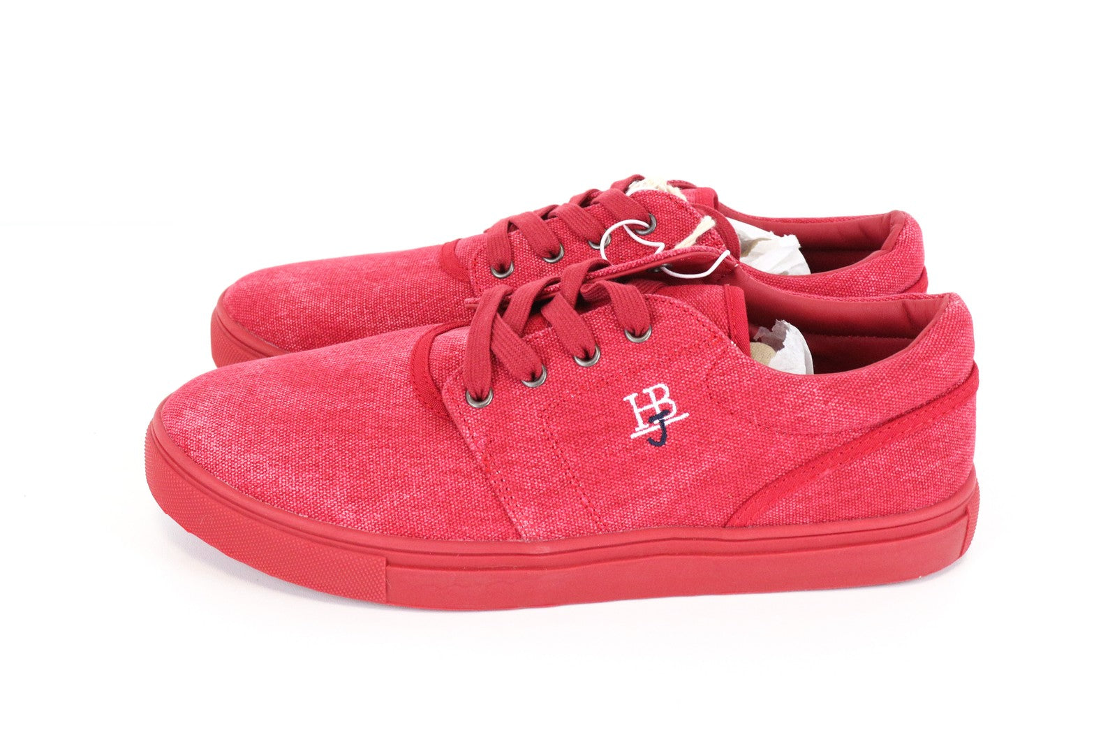 HARMONT & BLAINE Men Trainers EU42 Red Unisex Laced Low-Top Casual Sneakers