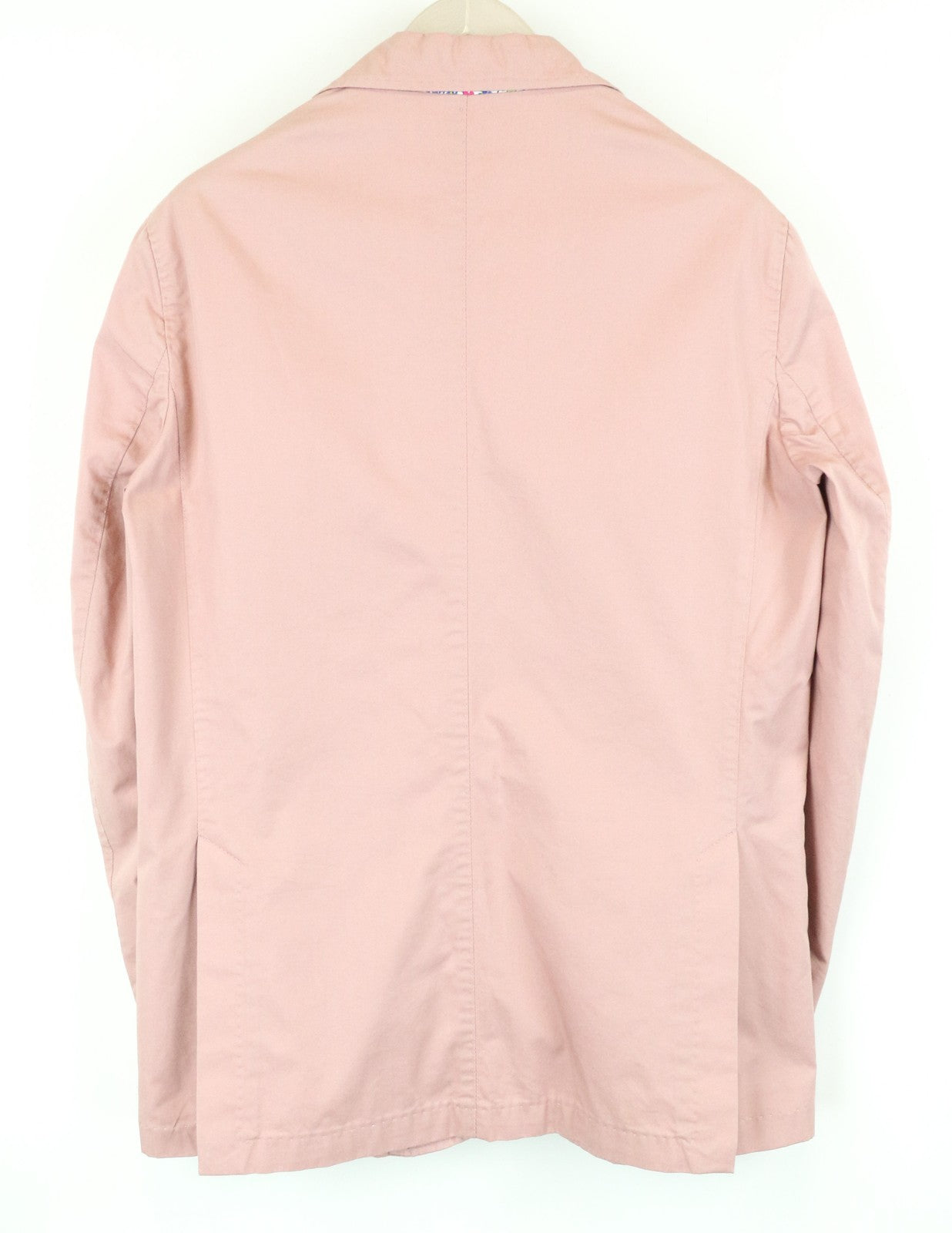 HARMONT & BLAINE Men Blazer 50 Pink Pure Cotton Single-Breasted Vented Unlined