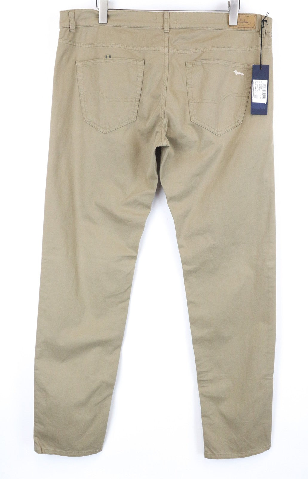 HARMONT & BLAINE Men Trousers 56 Brown Cotton Stretch Narrow Fit 5-Pocket
