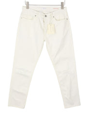 GANT Rugger Slacker White Women Jeans W28/L34 Off White Distress Slim Fit