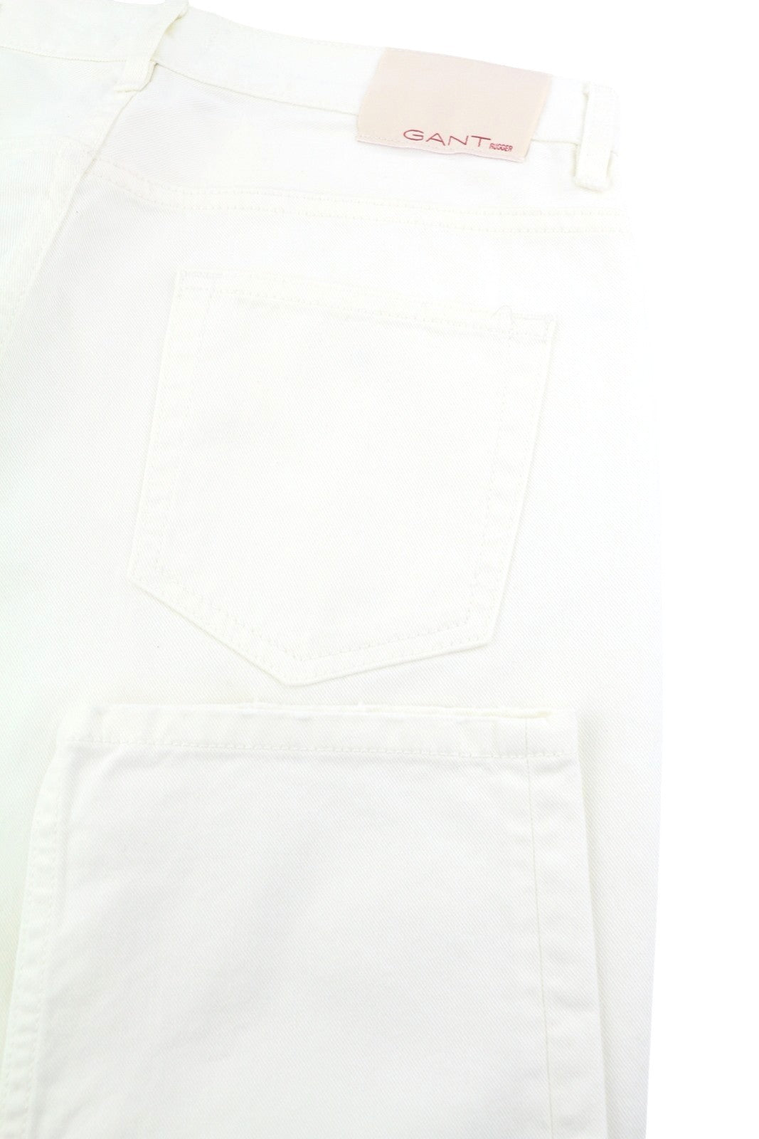 GANT Rugger Slacker White Women Jeans W28/L34 Off White Distress Slim Fit