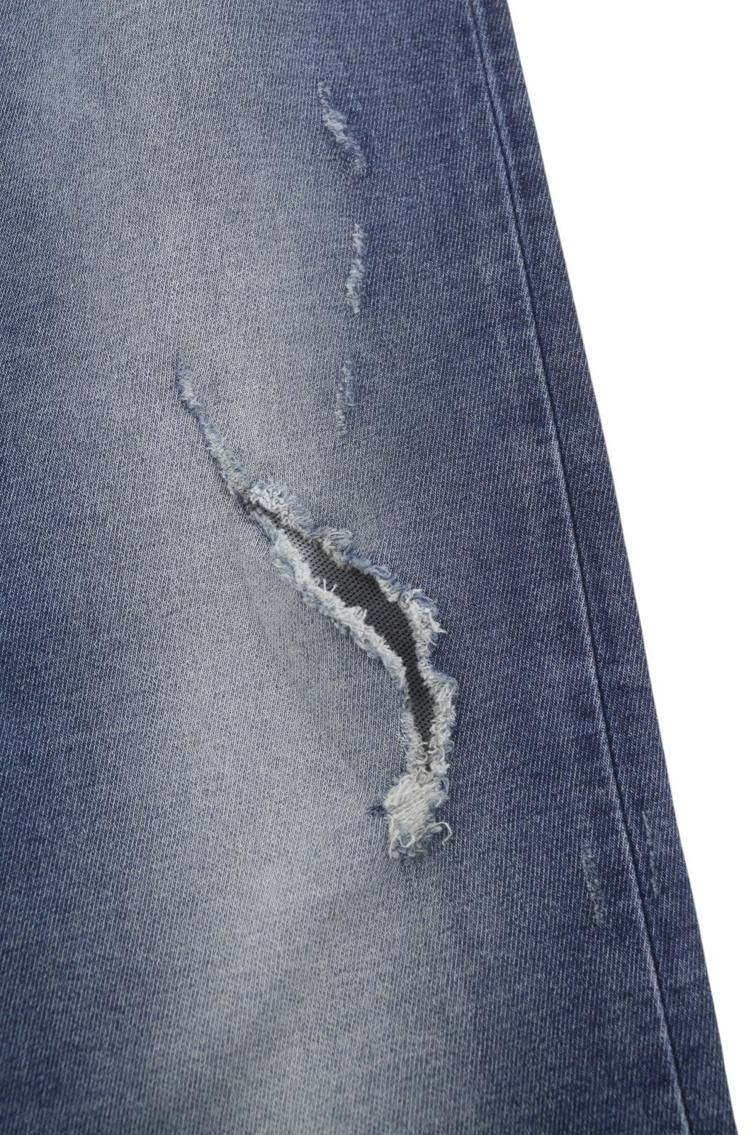 DIESEL Krooley-Ne 084TZ Men Jeans W28 Blue Whiskers Faded Distress Slim Jogg