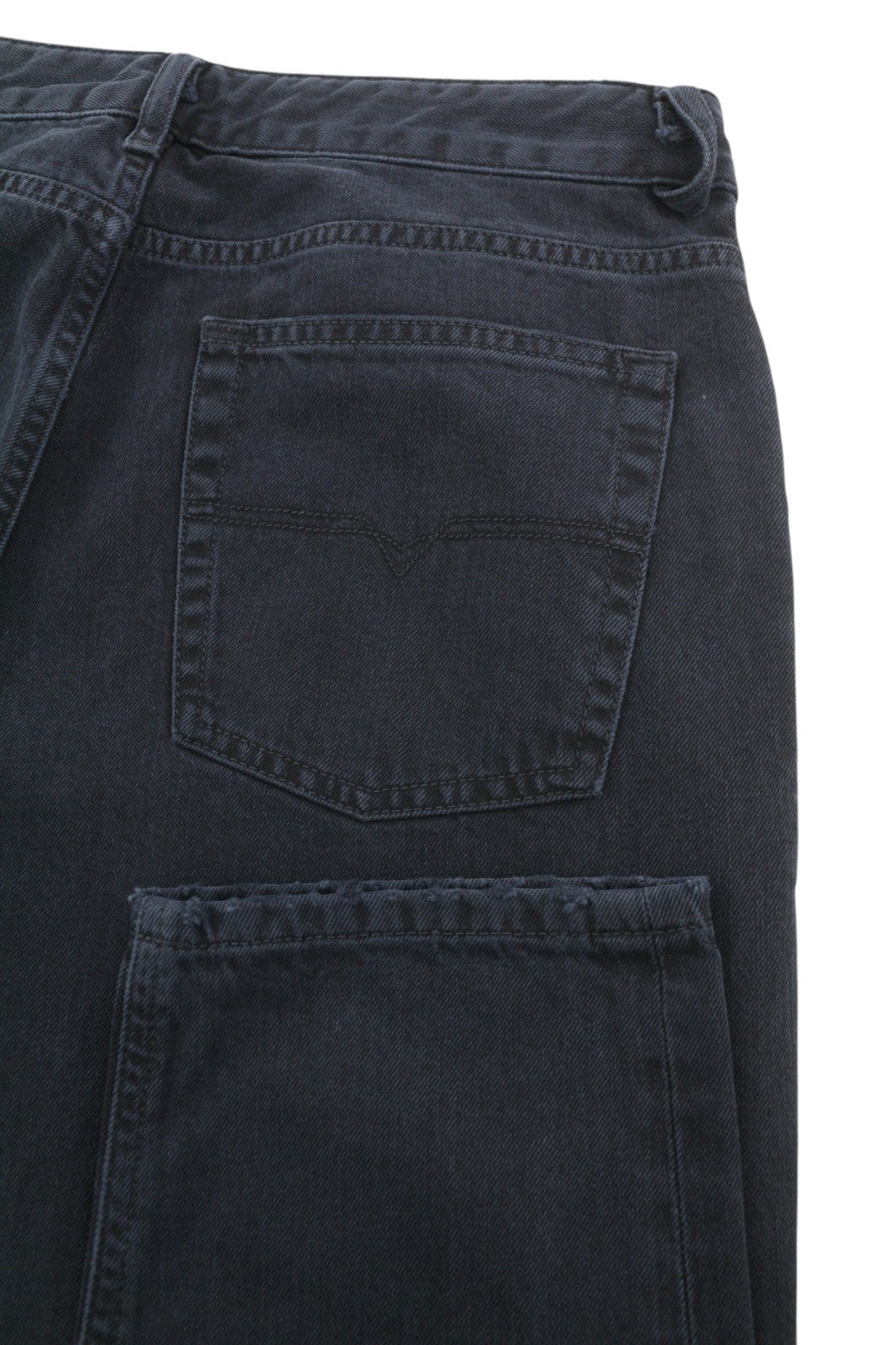 DIESEL Neekhol 084PM Women Jeans W30/L32 Dark Blue Distress Ripped Slim Fit