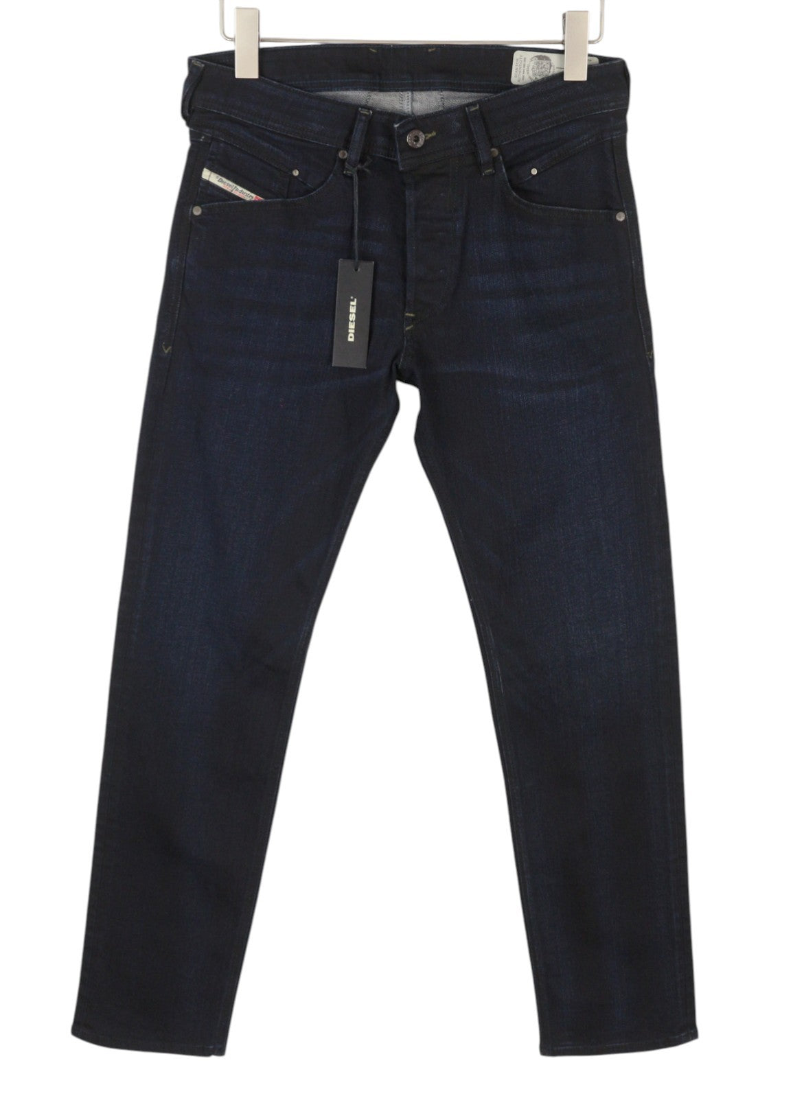 DIESEL Belther-R R46D8 Men Jeans W29/L32 Dark Blue Regular Slim Tapered Stretch