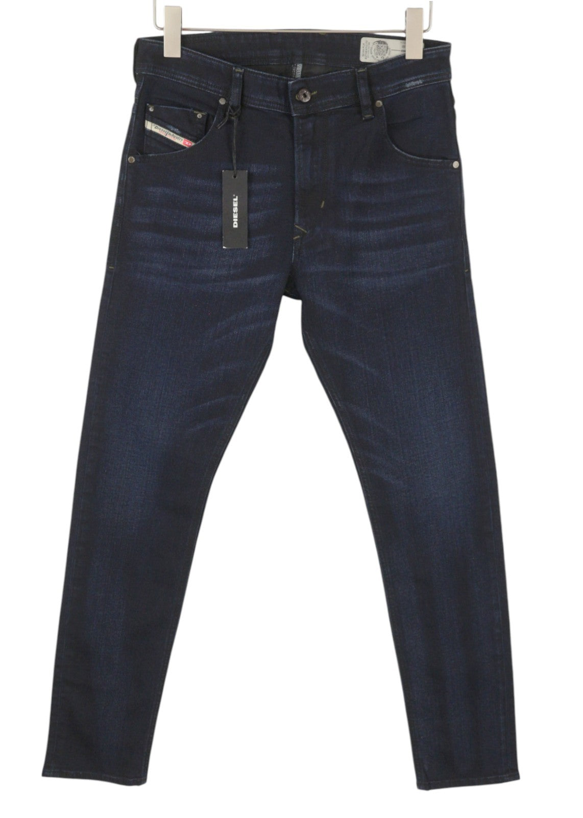 DIESEL Krayver R46D8 Men Jeans W28/L32 Blue Faded Regular Slim Carrot Stretch