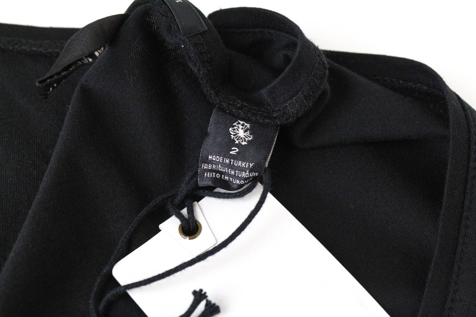 MAISON SCOTCH Women Top M Tank Black Pure Cotton Sleeveless Pull On Round Neck