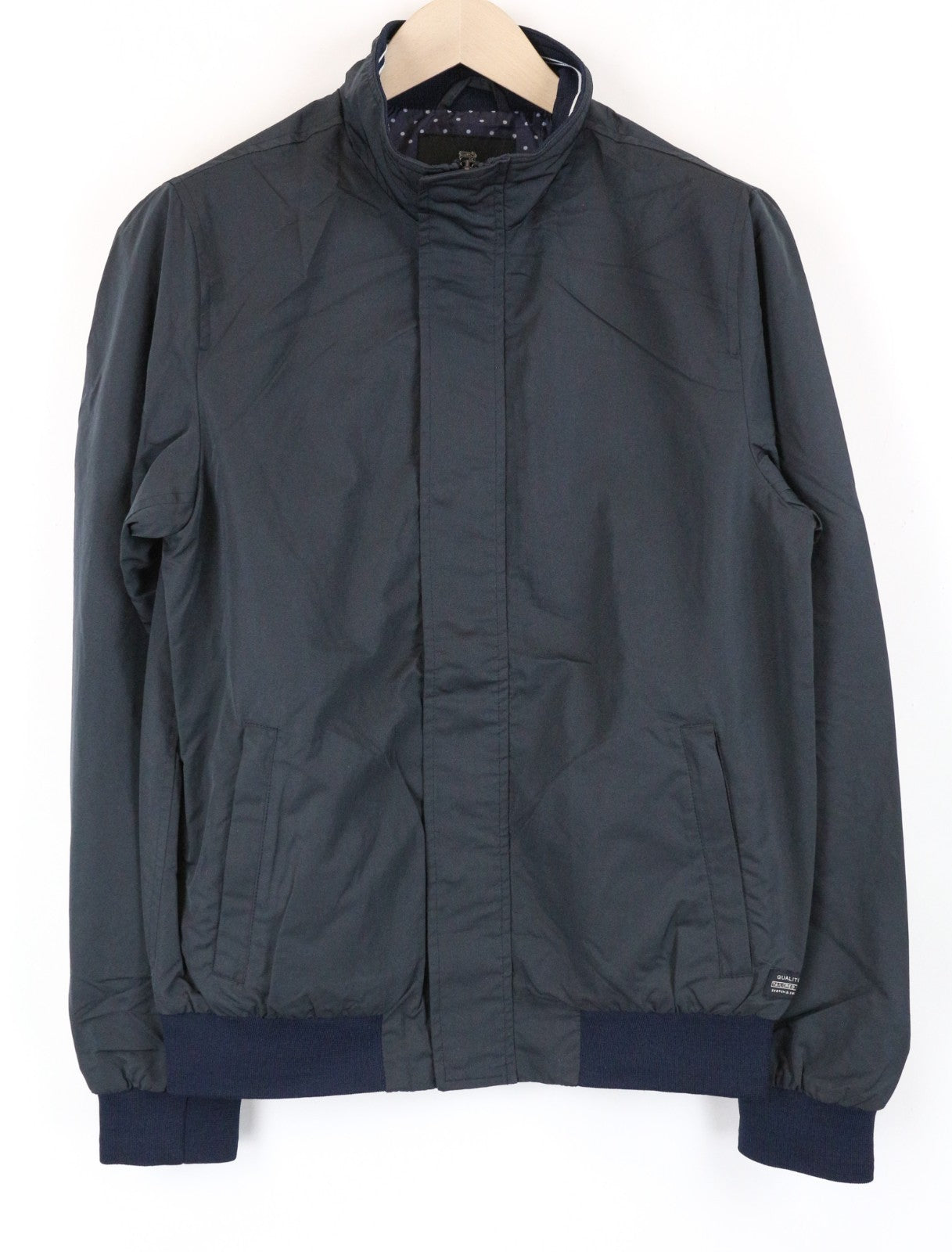 SCOTCH & SODA Ams Couture Men Jacket M Navy Long Sleeved Lined Lightweight