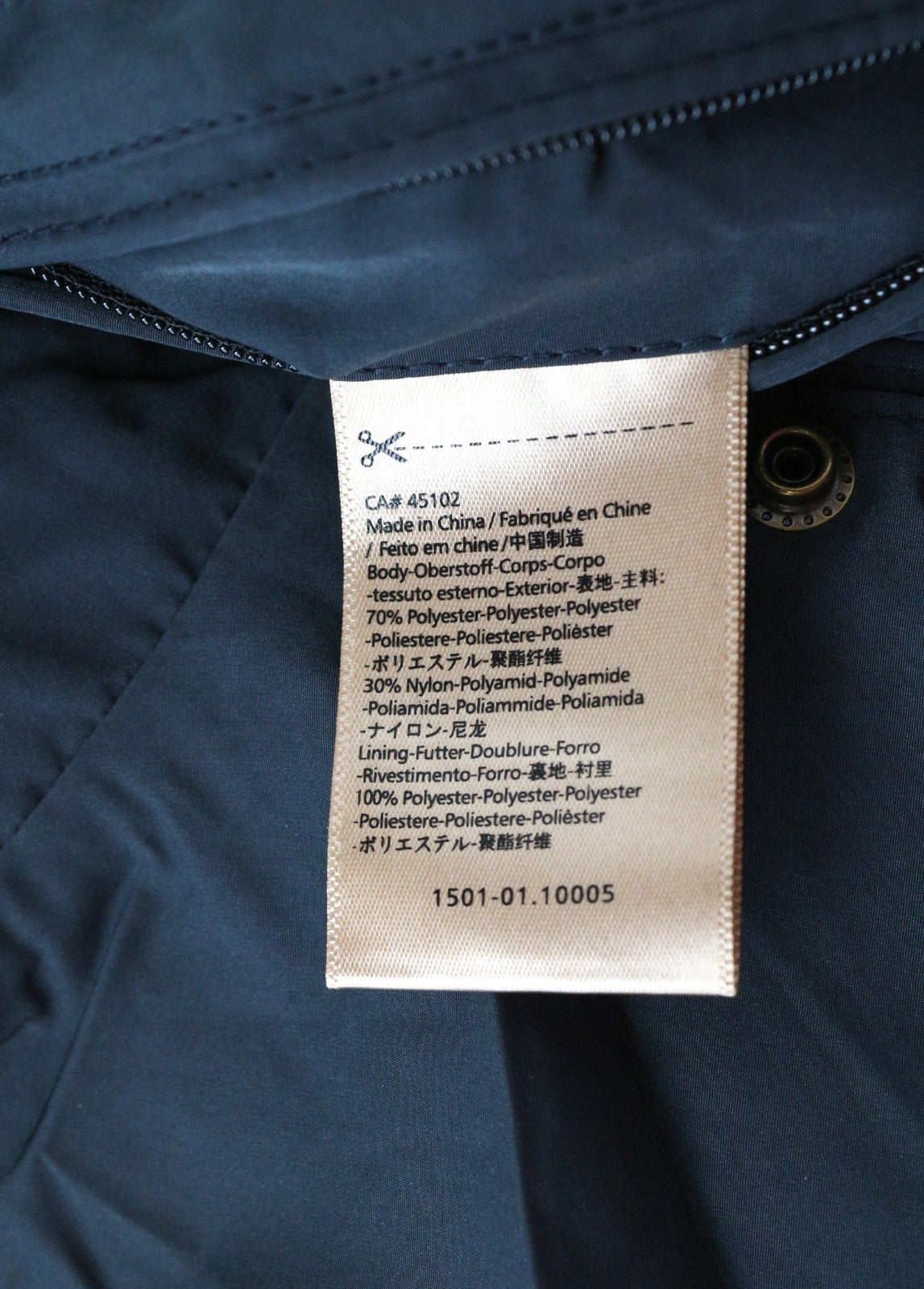 SCOTCH & SODA Ams Couture Men Jacket M Navy Long Sleeved Lined Lightweight