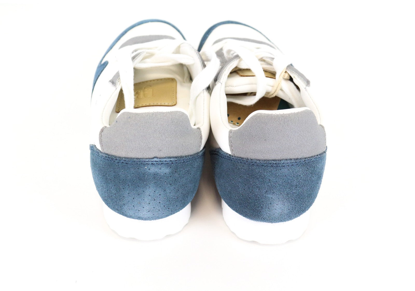 HARMONT & BLAINE Men Trainers EU40 White Blue Logo Laced Sneakers Low-Top Casual