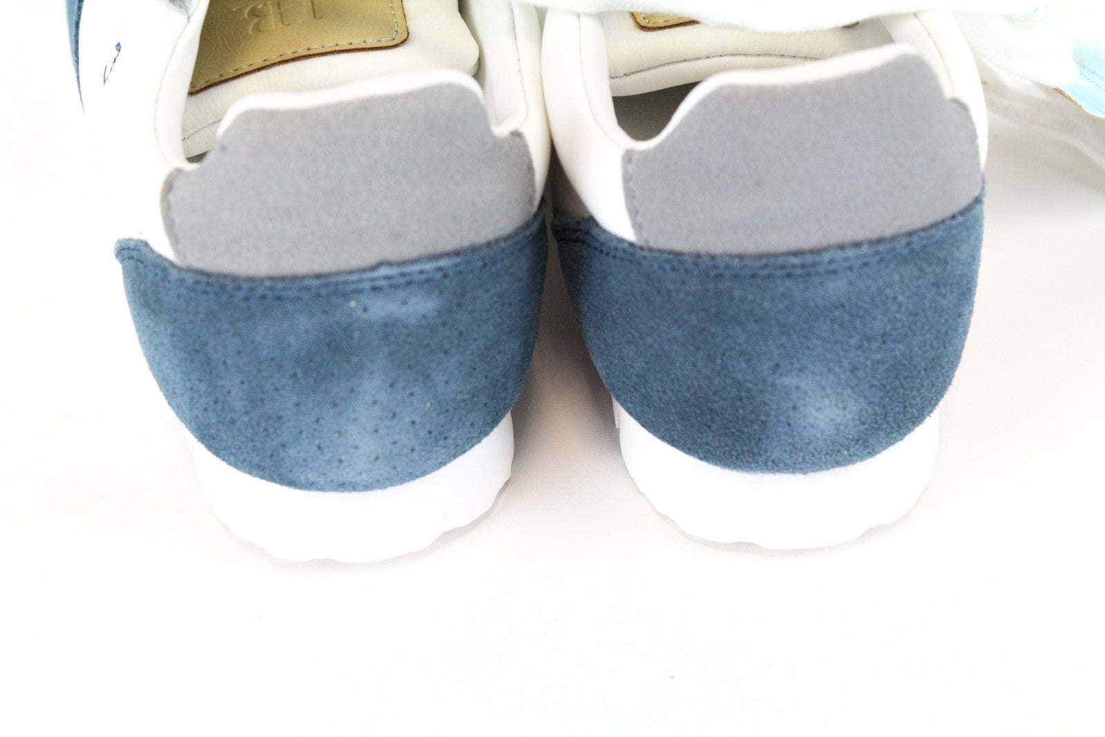 HARMONT & BLAINE Men Trainers EU40 White Blue Logo Laced Sneakers Low-Top Casual