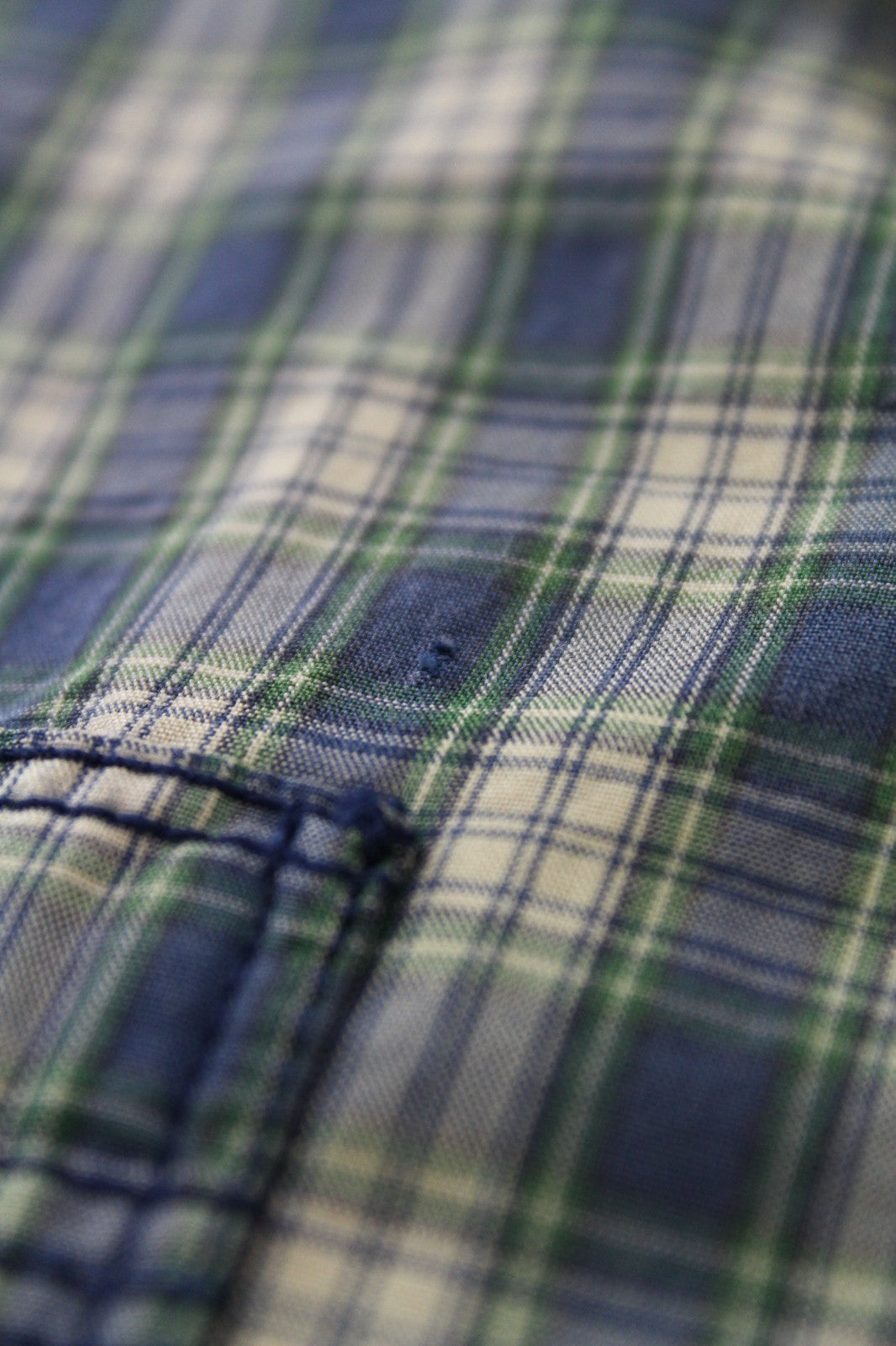 SCOTCH & SODA Ams Couture Men Shirt S Blue Pure Cotton Short Sleeved Checked