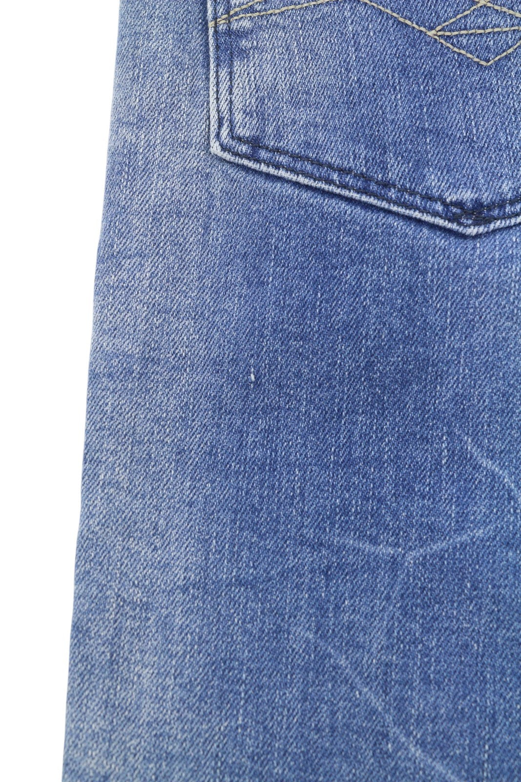 REPLAY Anbass Men Jeans W30/L34 Blue Whiskers Faded Slim Fit Zip Fly Denim