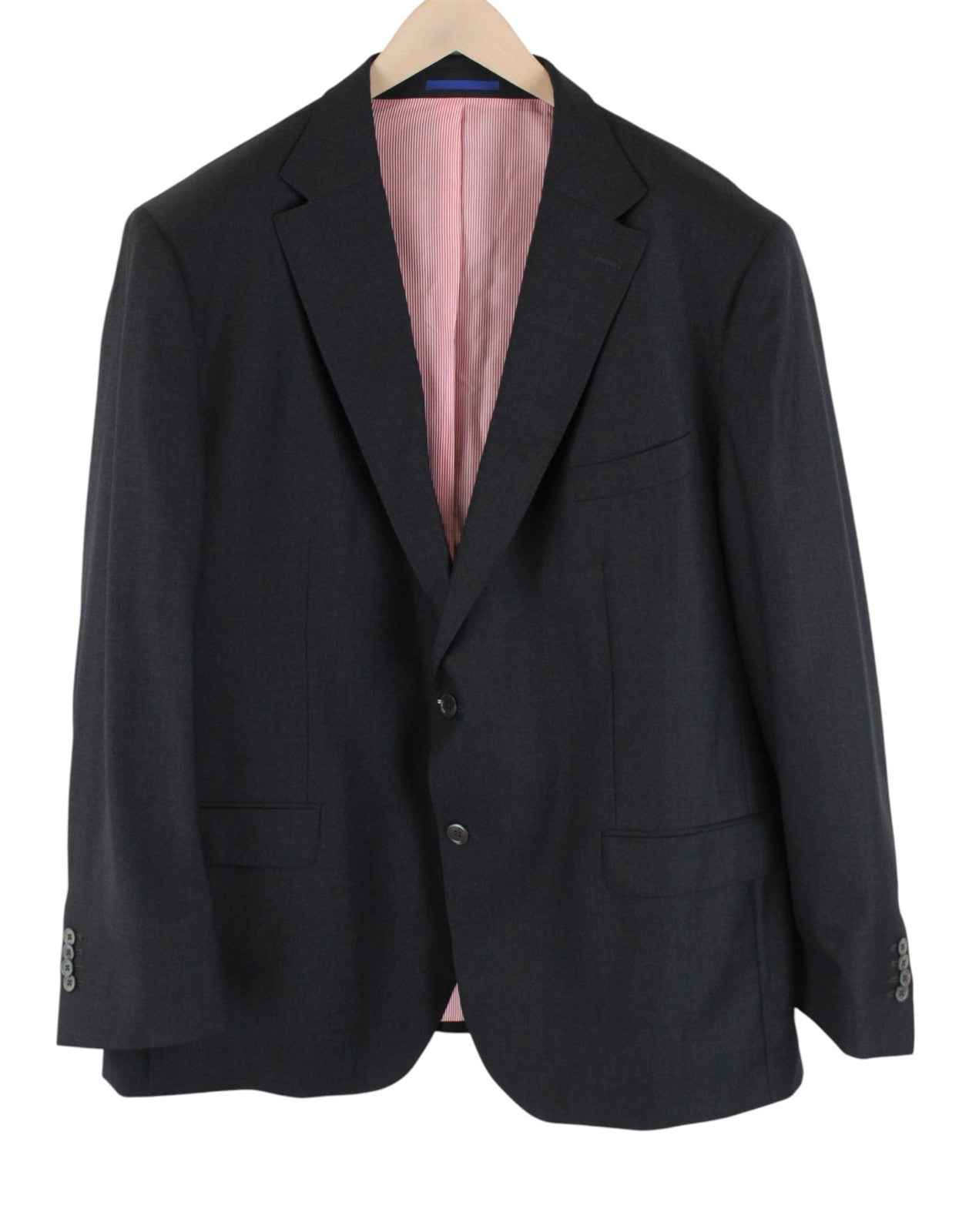 SUITSUPPLY Sevilha Men Blazer 32 Pure Wool Super 110's Grey Single-Breasted