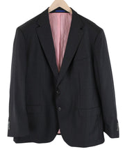 SUITSUPPLY Sevilha Men Blazer 32 Pure Wool Super 110's Grey Single-Breasted