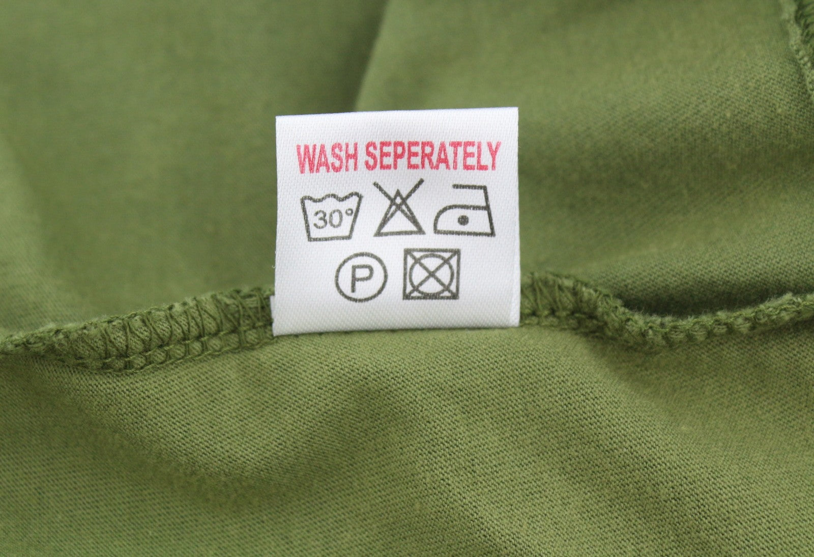 GOOD GENES Men T-Shirt S Olive Green Crew Neck Short Sleeved