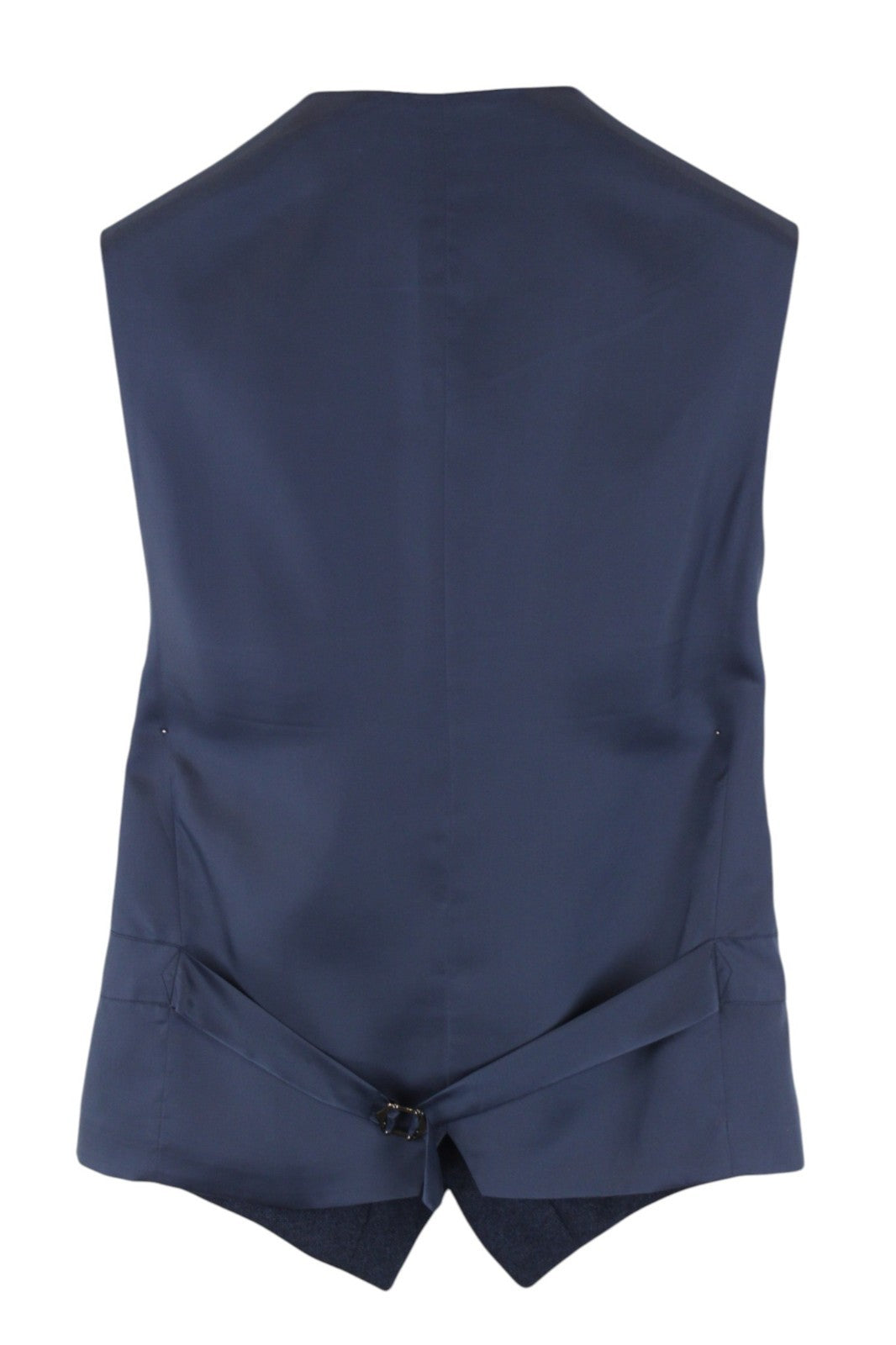 SUITSUPPLY Ferrara Men Waistcoat UK42S Blue Pure Wool Single-Breasted V-neck
