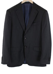 SUITSUPPLY Napoli Men Blazer UK44L Pure Wool Super 110's Grey Zignone Classic