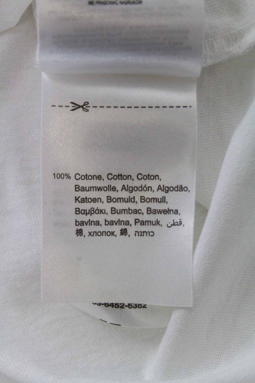 REPLAY Women T-Shirt XS White Pure Cotton Short Sleeved Logo Print Pull On