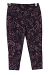 Purple Polyamide Sport Leggings