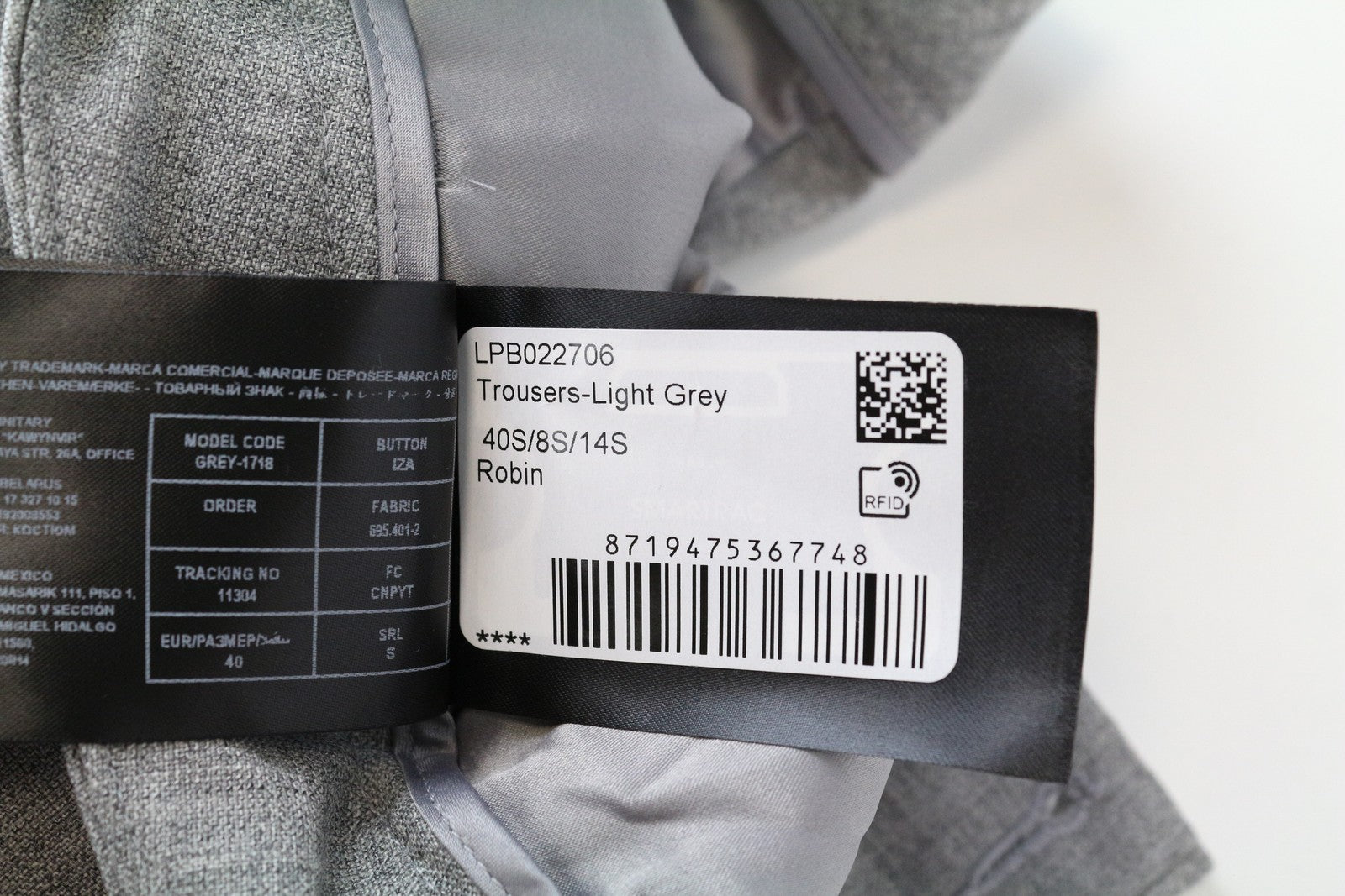 SUISTUDIO Robin Women Trousers UK14S Grey Pure Wool Pleated Front Classic