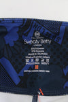 Blue Polyester Sport Leggings