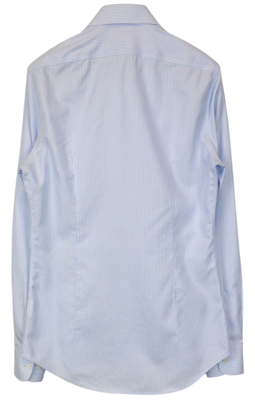 SUITSUPPLY Men's Formal Shirt 39L/15 1/2L Extra Slim Blue Cotton Striped