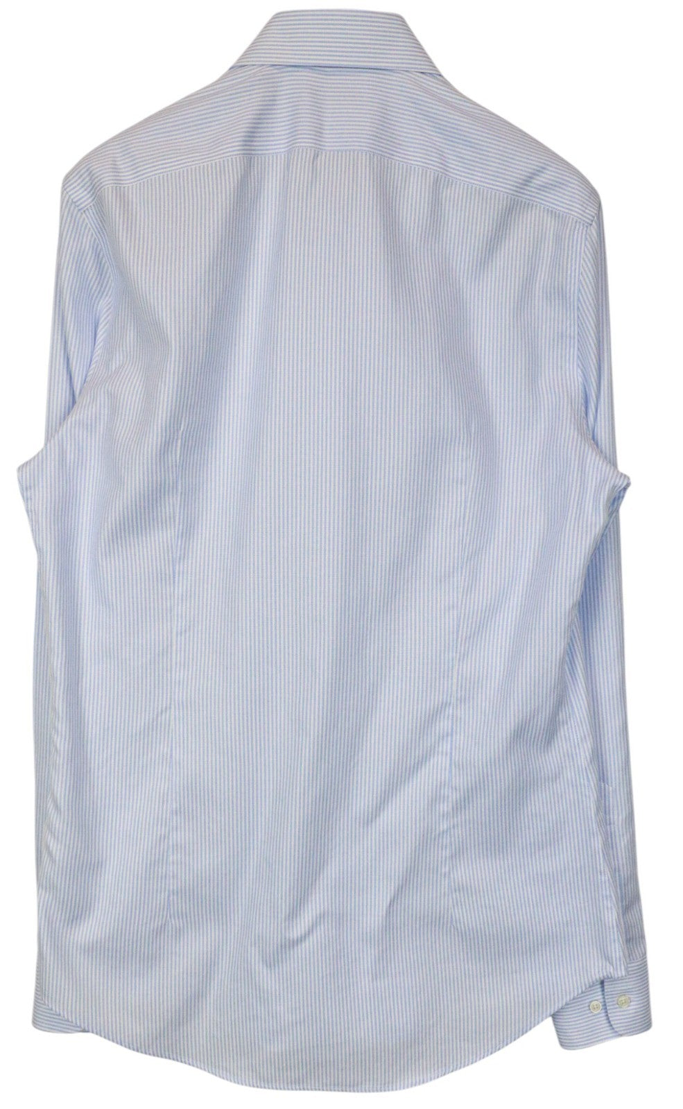 SUITSUPPLY Men's Formal Shirt 41L/16L Extra Slim Blue Cotton Striped Twill