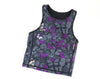 Grey Polyester Sport Bra
