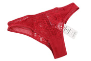 SCANDALE Le Bresilien Sensual-Red Women Panties XL Brazilian Laces Insert