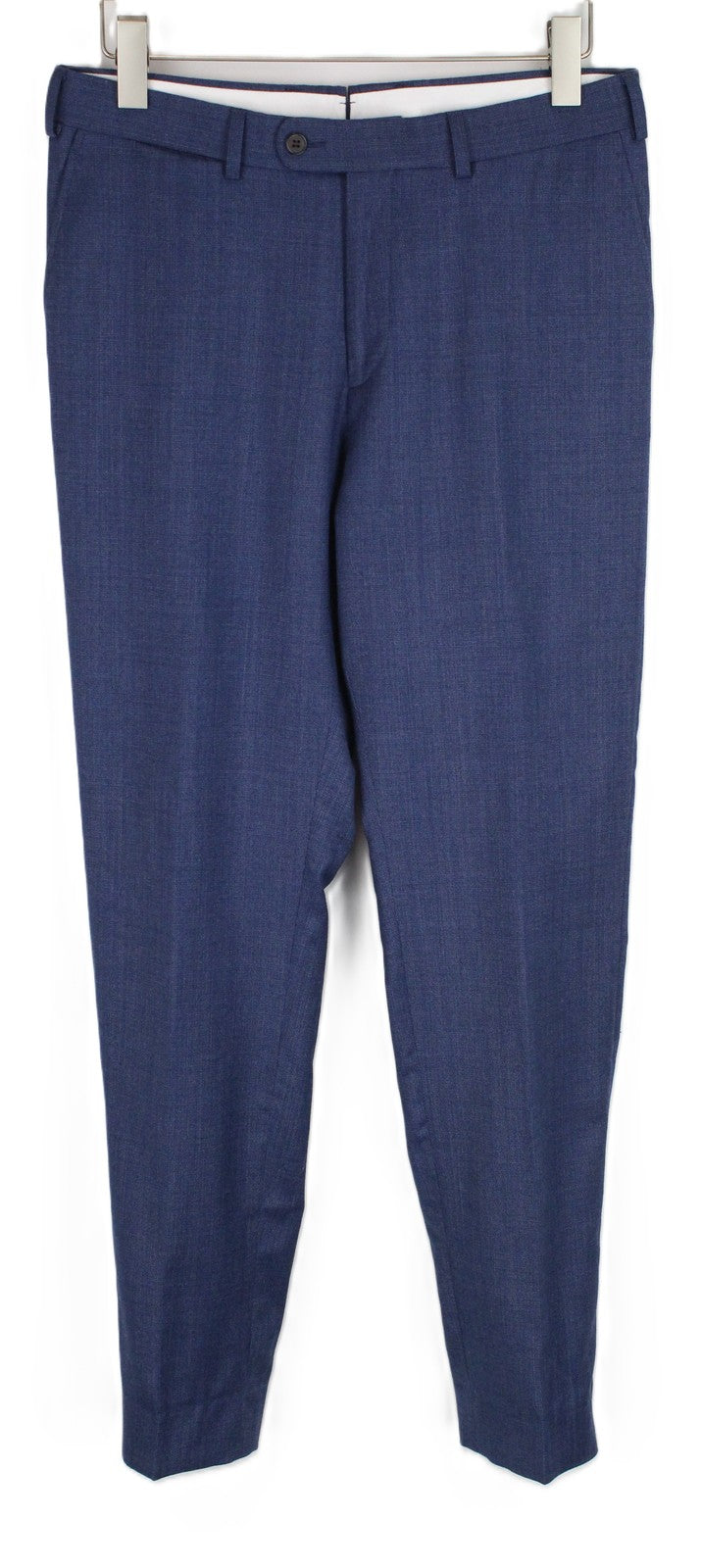 SUITSUPPLY Lazio Men Suit UK36S Slim Blue Pure Wool Pleated Lined 2 Piece
