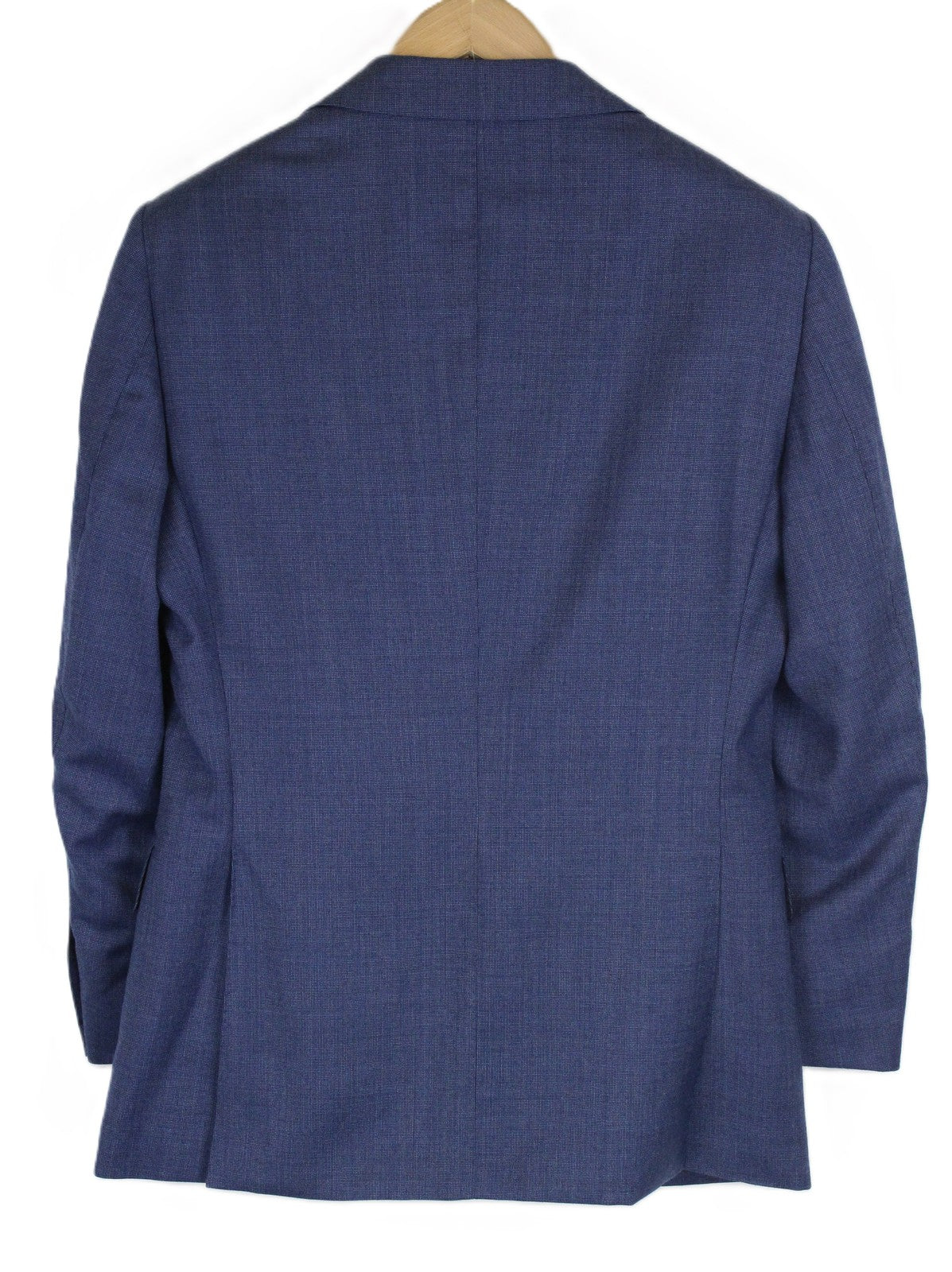 SUITSUPPLY Lazio Men Suit UK36S Slim Blue Pure Wool Pleated Lined 2 Piece