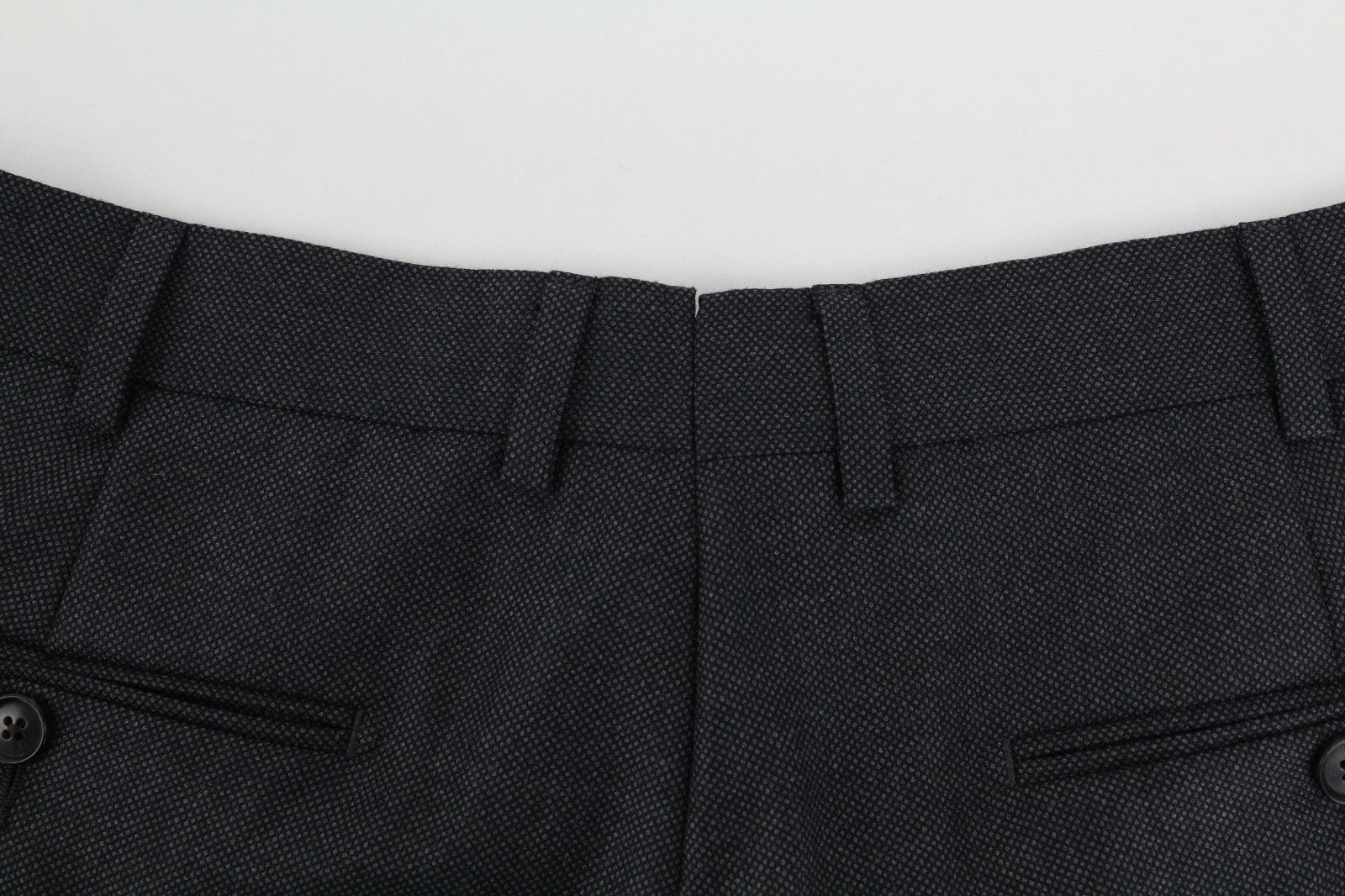 SUITSUPPLY Sienna Men Trousers UK44R Dark Grey Wool Lined Pleated Front Formal