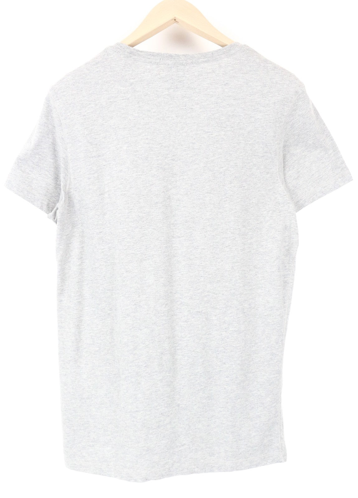 SCOTCH & SODA Ams Blauw Men T-Shirt M Grey Pure Cotton Short Sleeved Embroidered