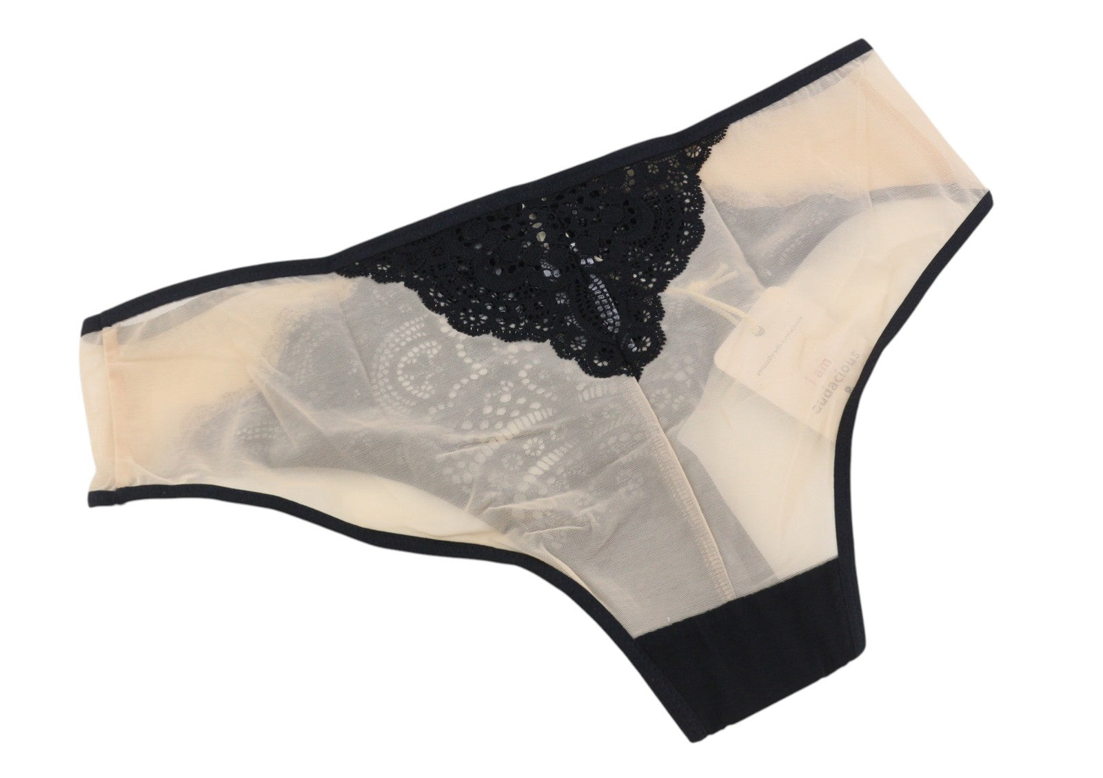 SCANDALE Le Shorty Sublime-Nude A14 Women Panties M Sheer Tulle Laces 3-Pack