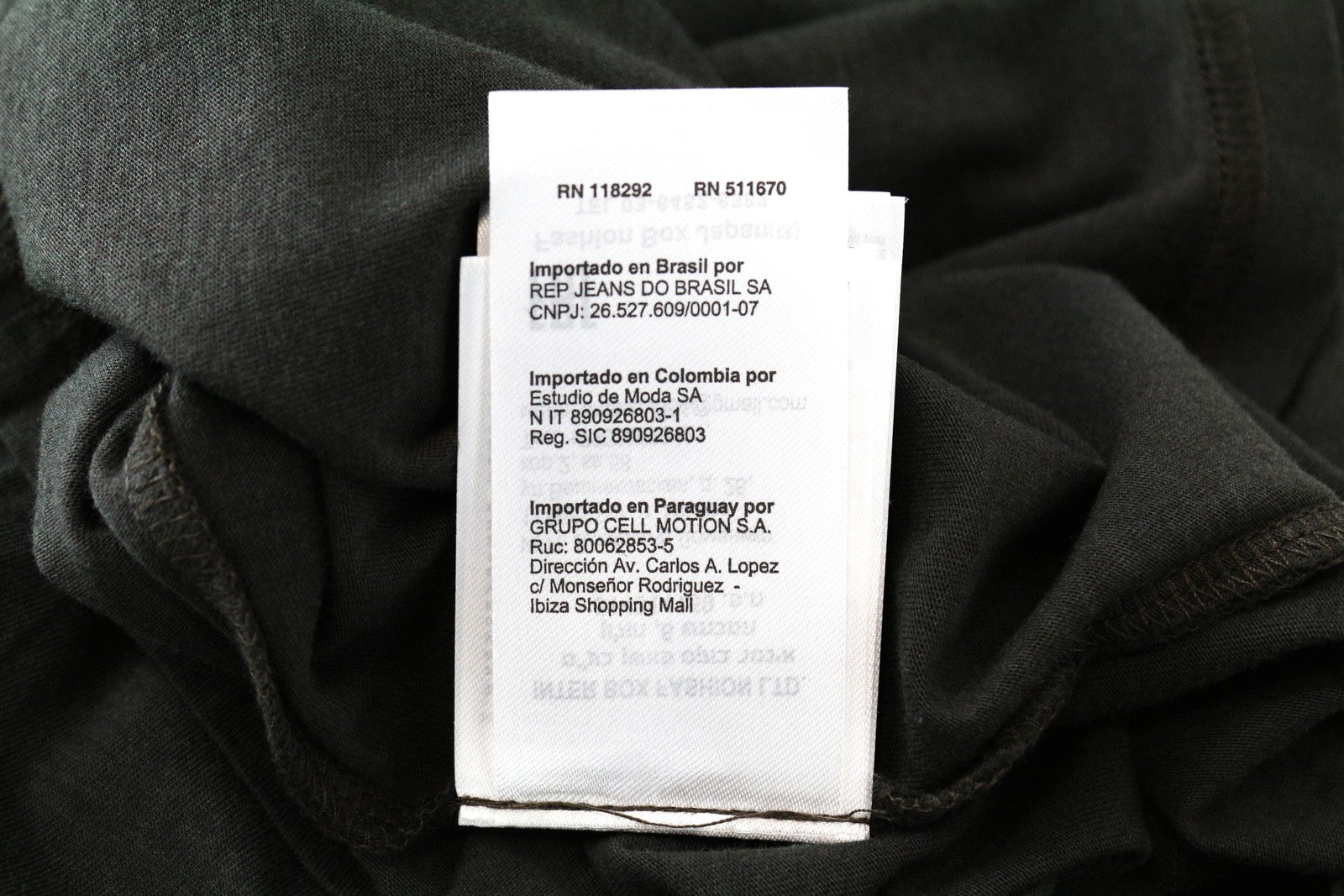 REPLAY Men T-Shirt S Greyish Brown Cotton Blend Long Sleeve Pocketed Pull On