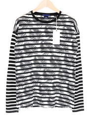 SCOTCH & SODA Ams Couture Men Sweatshirt M Black Cotton Patterned Long Sleeved