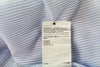 SUITSUPPLY Men's Formal Shirt 43/17 Extra Slim Blue Cotton Cutaway Striped