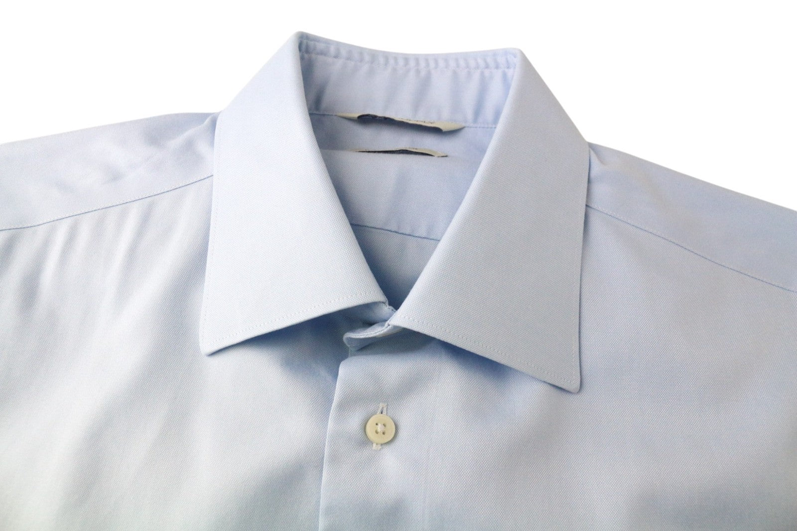 SUITSUPPLY Men's Formal Shirt 41L/16L Slim Blue Cotton Long Sleeve Button