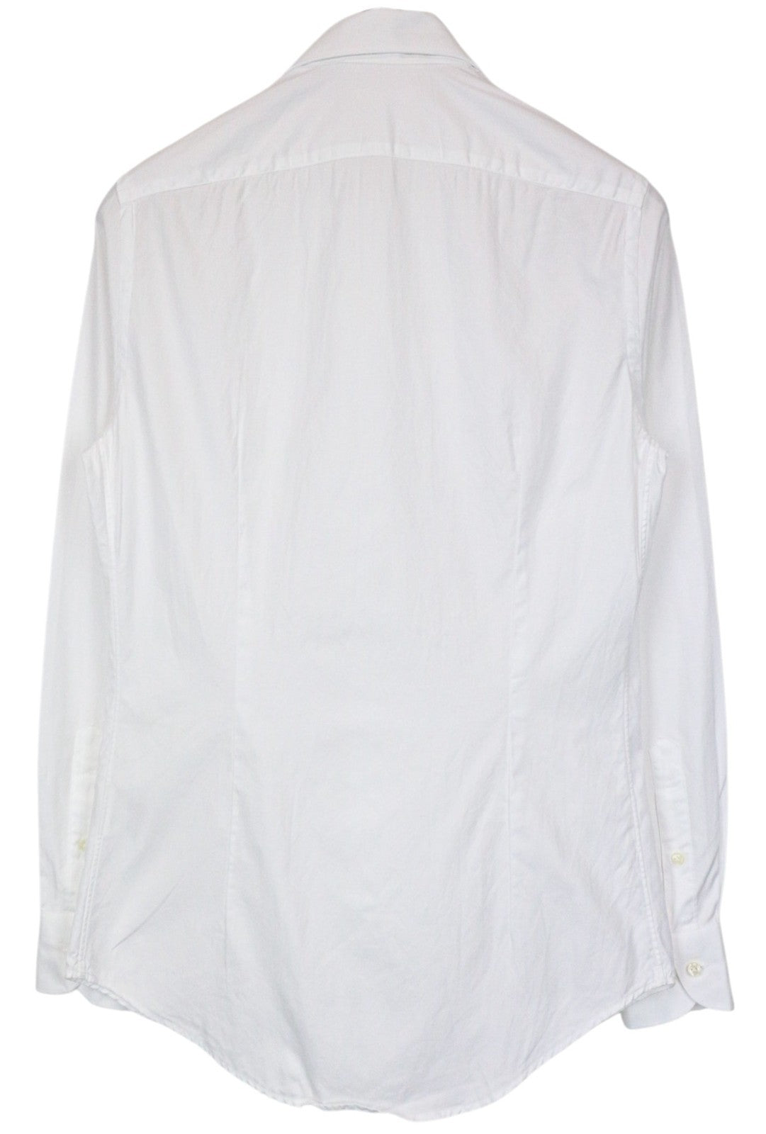 SUITSUPPLY Men's Formal Shirt 38/15 Extra Slim White Cotton Cutaway Long Sleeve