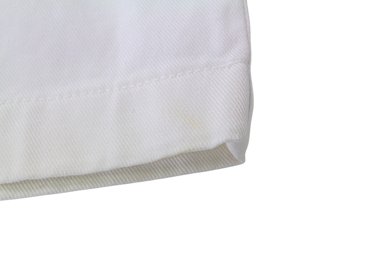 SUITSUPPLY Campo Men's Trousers UK36R White Slim Fit Cotton Blend Pleated