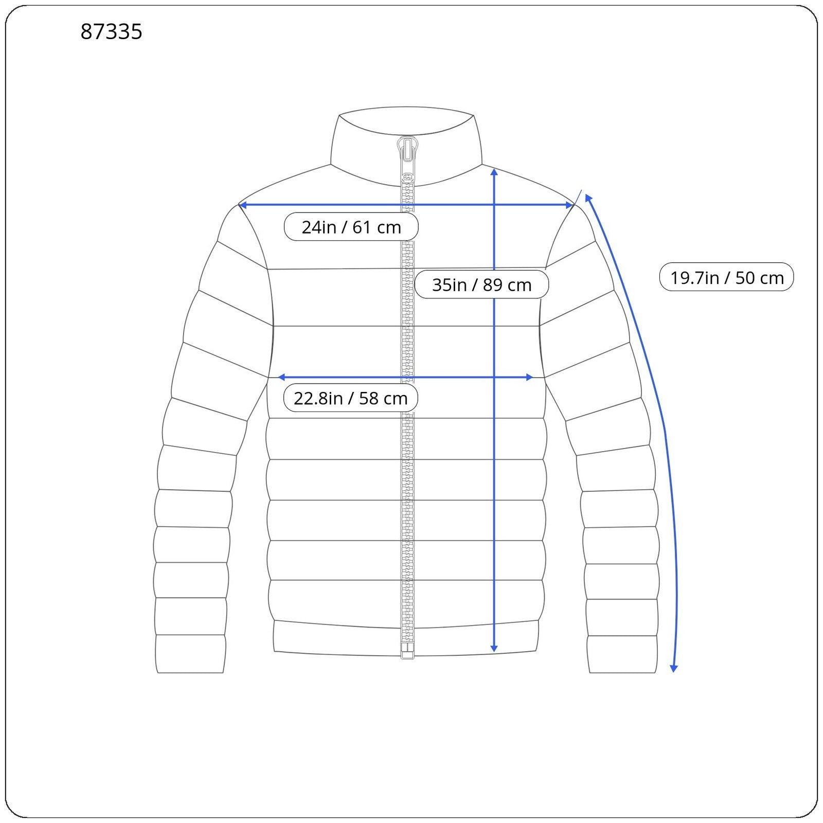 GANT Long Varsity Women Coat M Marine Wool Blend Padded Snap Bomber