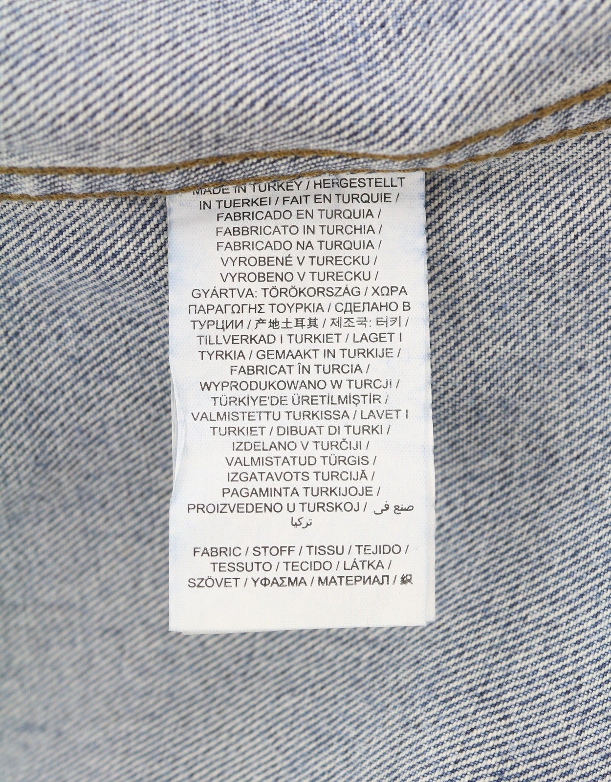 GANT Denim Trucker Women Jacket L Light Blue Worn Faded Button Front