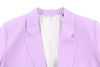 Blazer Stretch Linen Straight