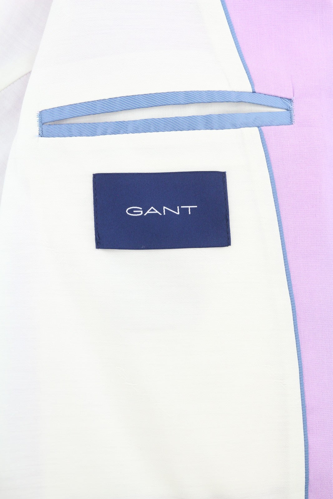 GANT Stretch Linen Straight Women Blazer EU40 Crocus Purple Lined Notch