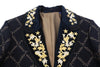 Blazer Garland Print Shaped