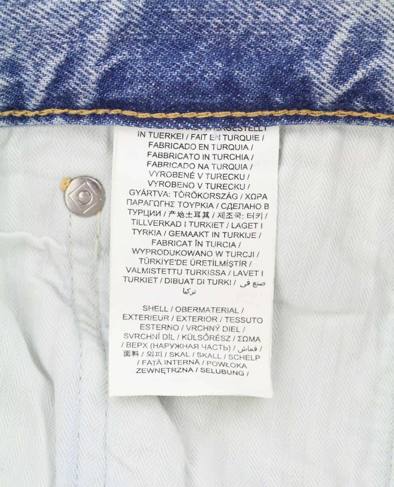 GANT Relaxed Classic Men Jeans W35/L34 Pale Blue Worn Wash Tapered