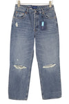 Jeans HW Relaxed Straight Rip