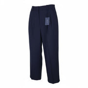GANT Wool Blend HW Pleated Slack Women Trousers EU36 Blue Straight