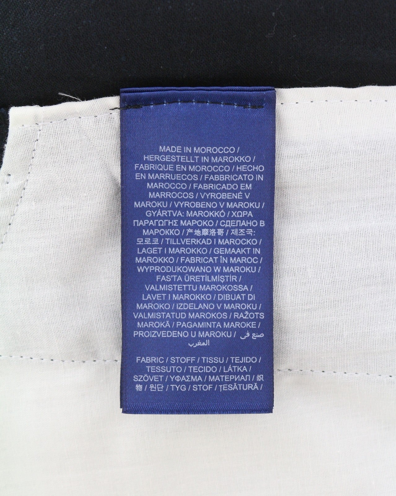 GANT Stretch Linen Men Trousers EU54 Evening Blue Slim Zip